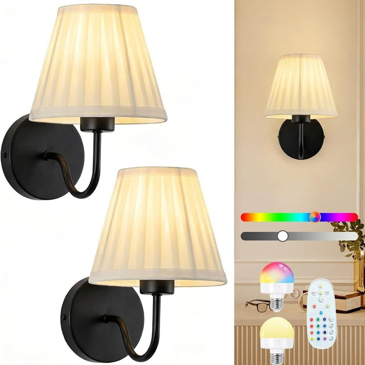 Modern Fabric Wall Sconce