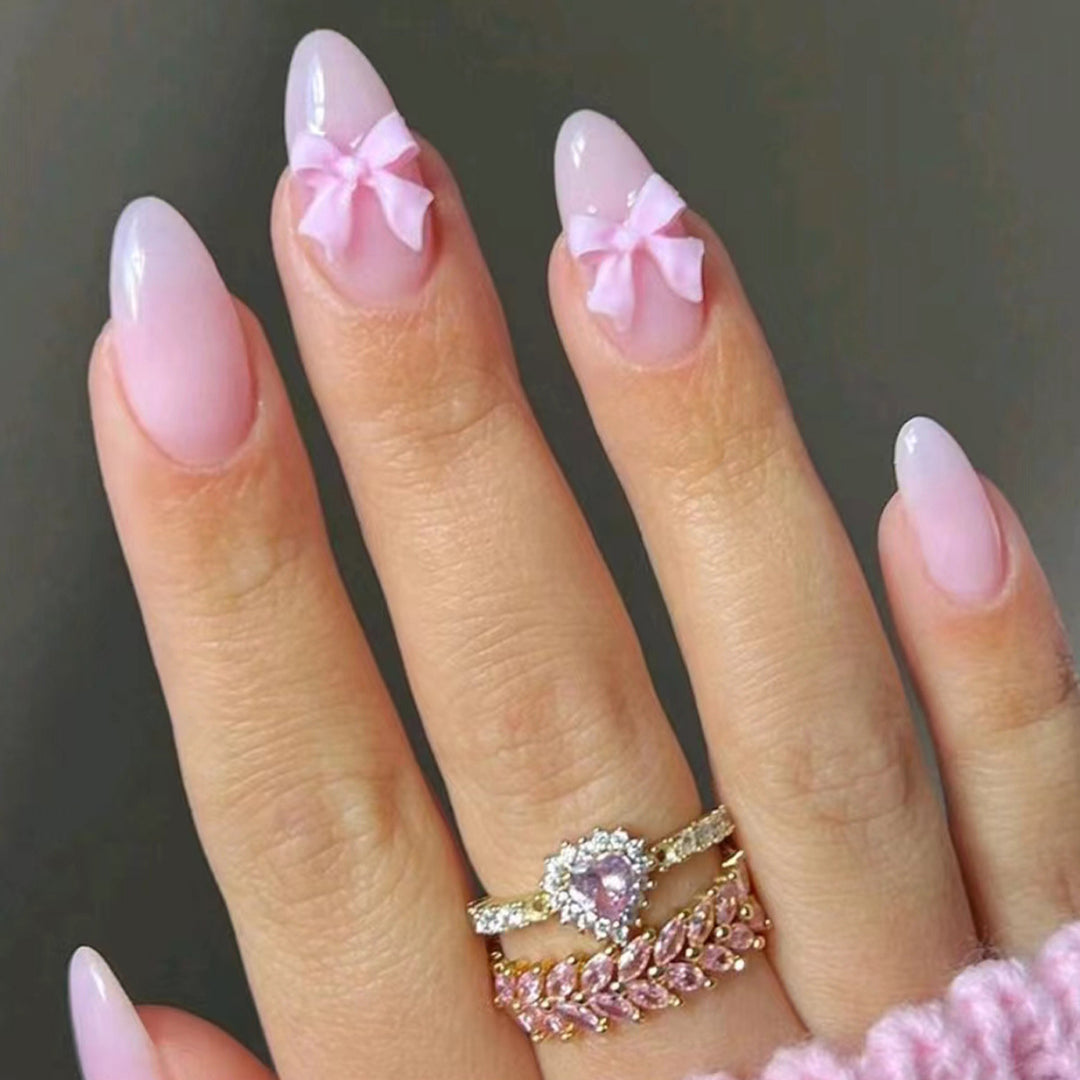 Elegant Stiletto Nail Art Extensions with Rhinestones