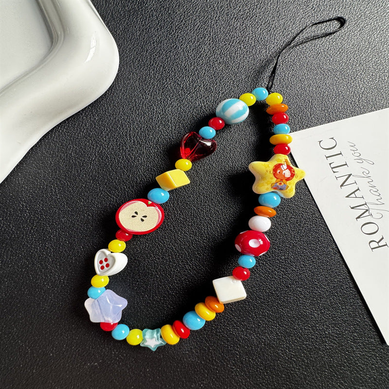 Playful Themed Beaded Eyewear Holder Stornfield