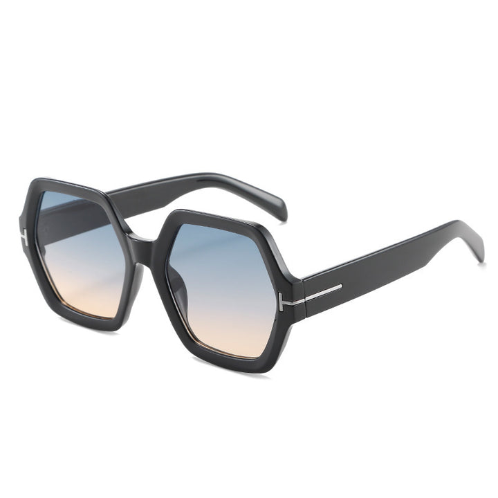 Stylish Oversized Hexagonal Sunglasses Stornfield