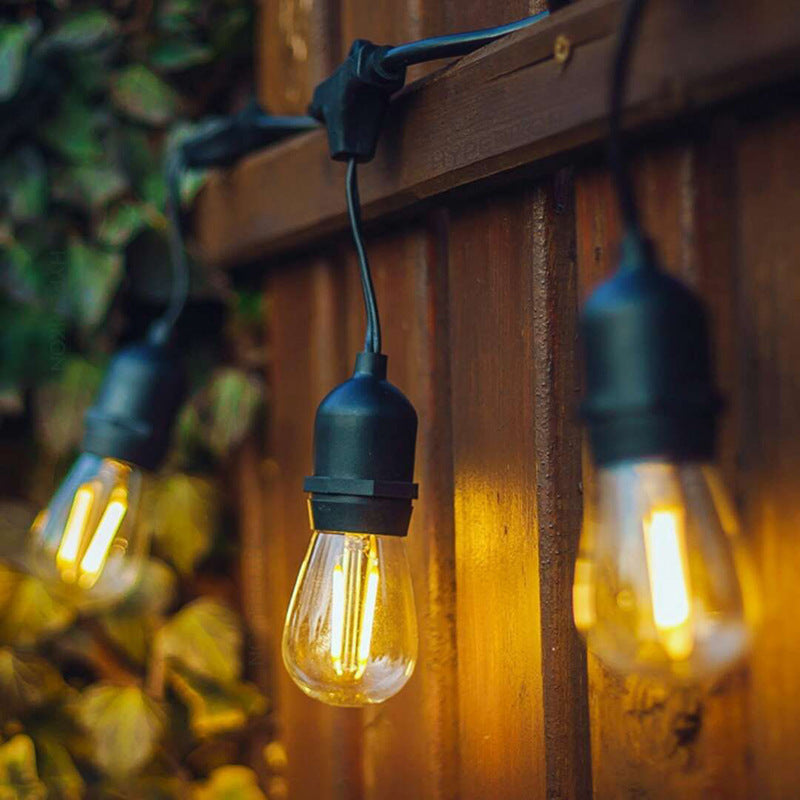 Vintage LED Filament Globe String Lights Outdoor Patio Bulb Garland Stornfield