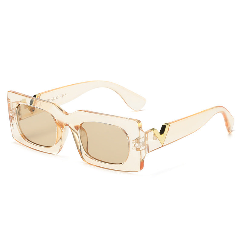 Women's oversized sunglasses with animal print Stornfield