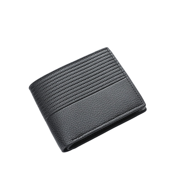 Textured Leather Card Case Stornfield