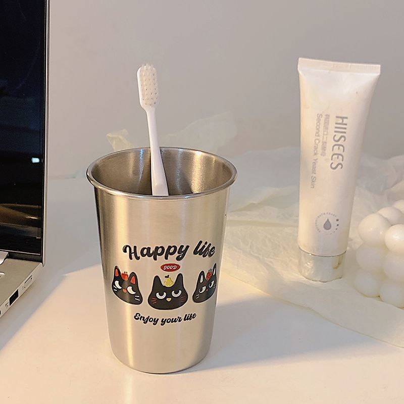 Stainless Steel Toothbrush Holder with Playful Animal Design Stornfield