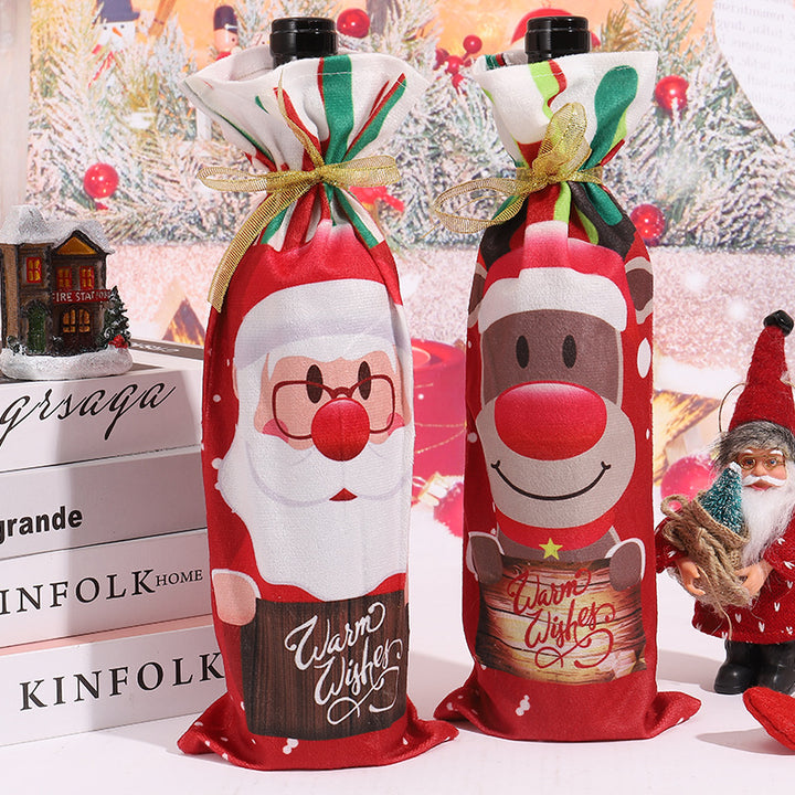 Christmas wine bottle cover Stornfield