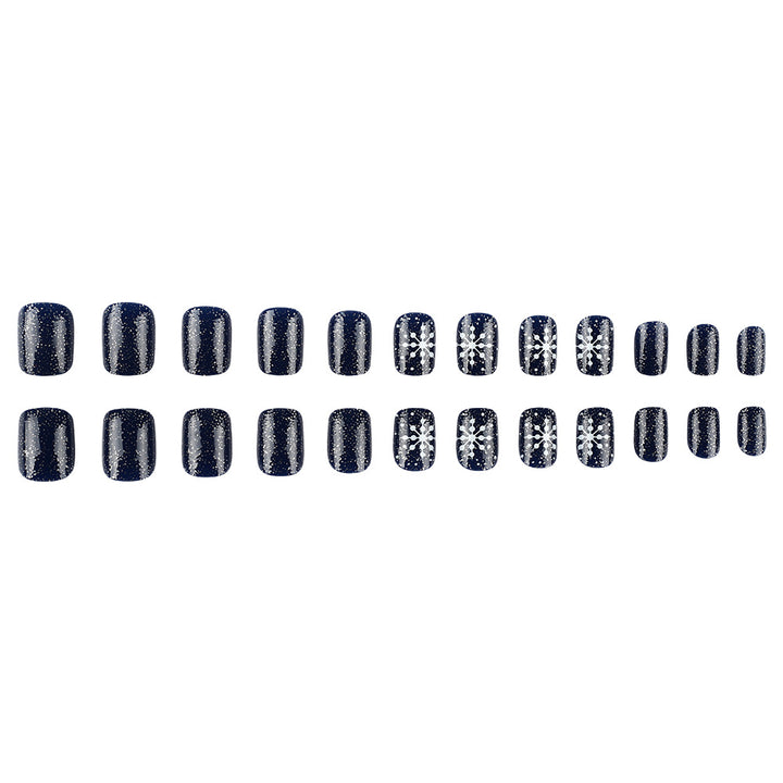 Seasonal Snowflake Nail Art Stornfield