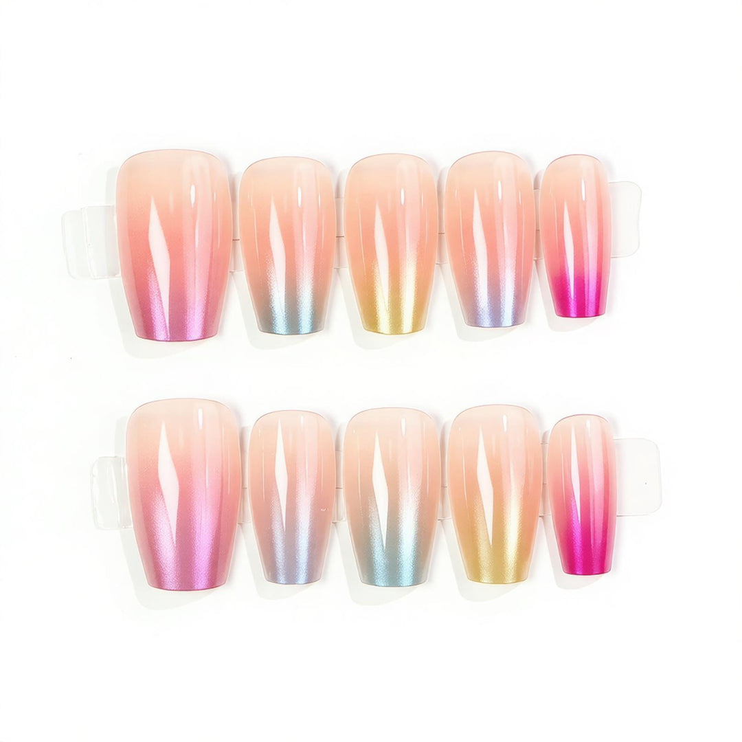 Gradient Press-On Nail Art Set Stornfield