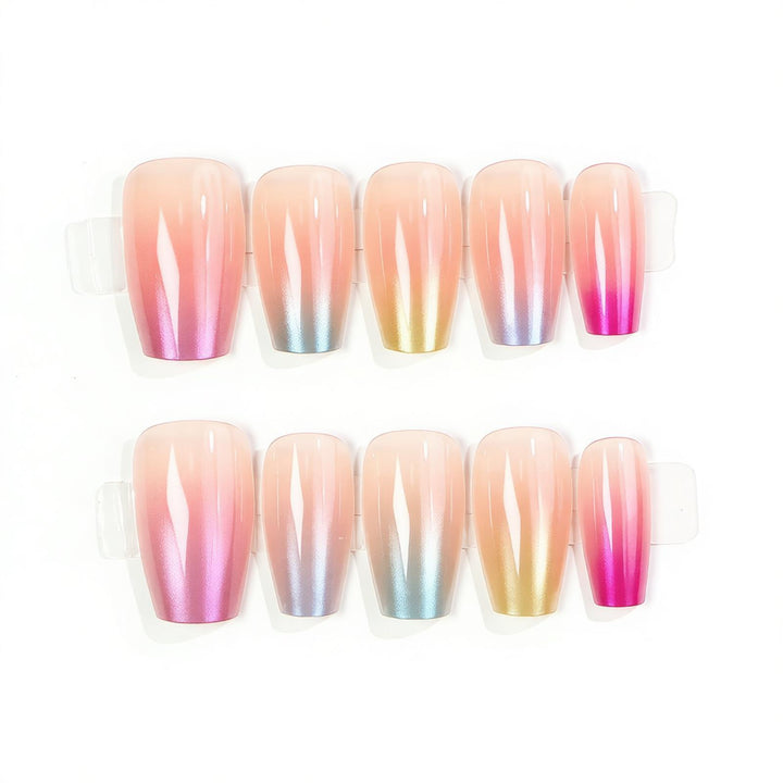 Gradient Press-On Nail Art Set Stornfield