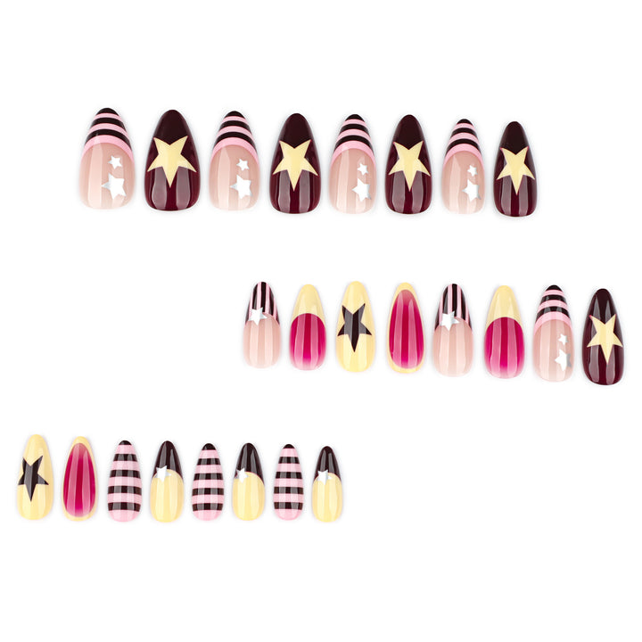 Creative Nail Art with Star Design Stornfield