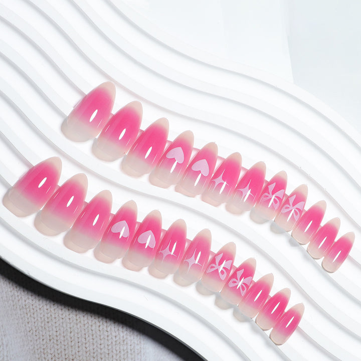 Artistic Ombre Press-On Nail Set Stornfield