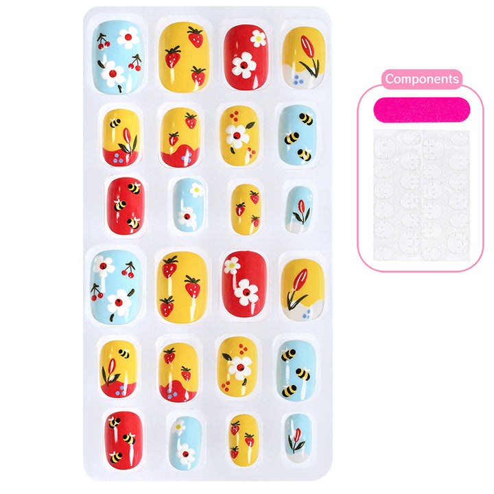 Creative Cartoon-Themed Press-On Nail Collection Stornfield