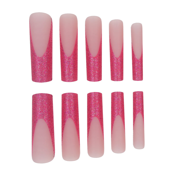 Glitter Stiletto Press-On Nails Stornfield