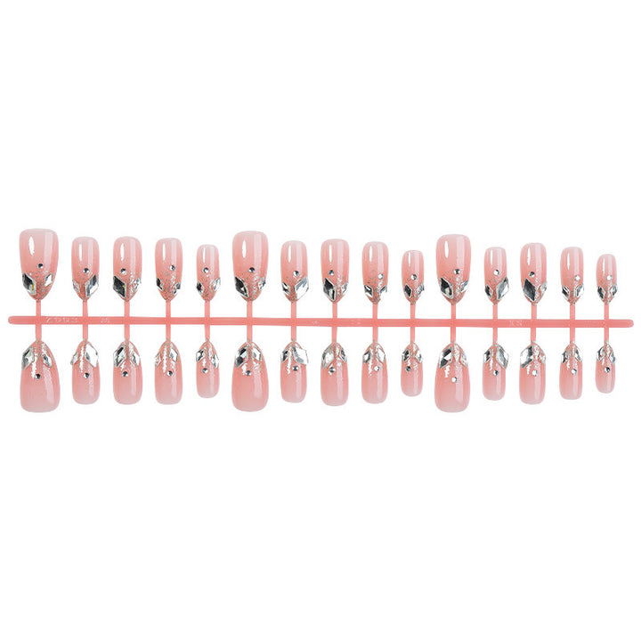 Artificial nail set with elegant glitter design Stornfield