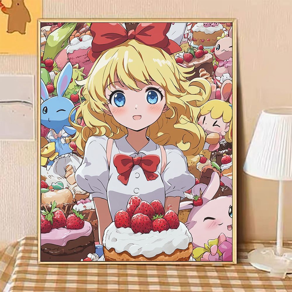 Whimsical Fantasy Dessert-Themed Canvas Art Print Stornfield