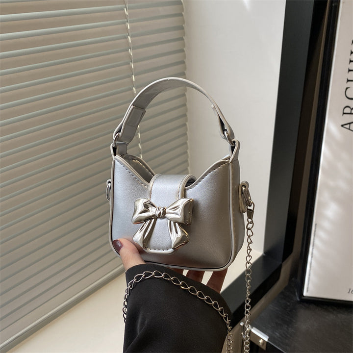 Bow Detail Mini Handbag