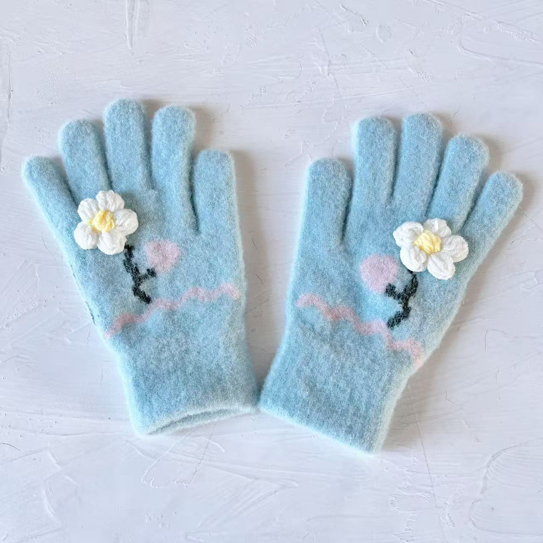Butterfly Embellished Touchscreen Gloves Stornfield