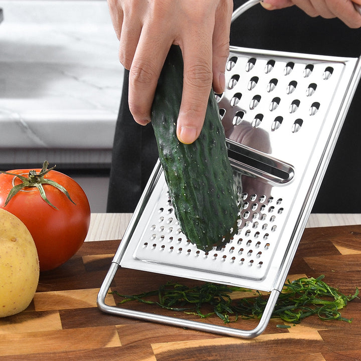 Stainless Steel Kitchen Grater with Ergonomic Handle Stornfield