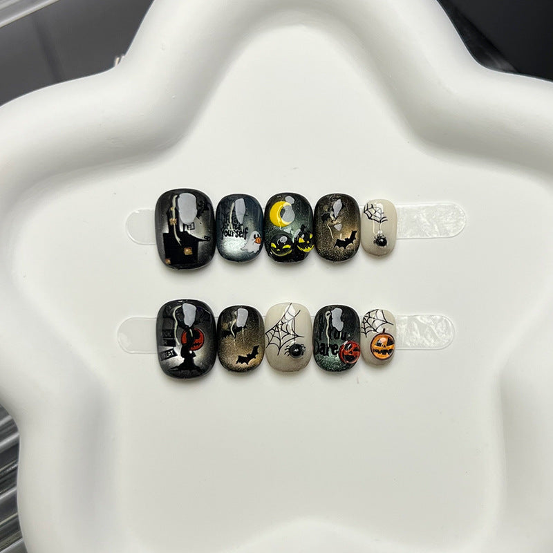 Themed Halloween Press-On Nail Set