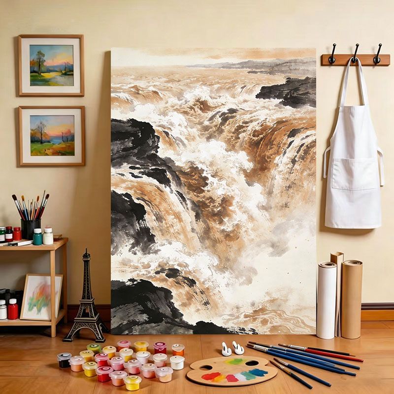 Scenic River Canvas Art Print Stornfield
