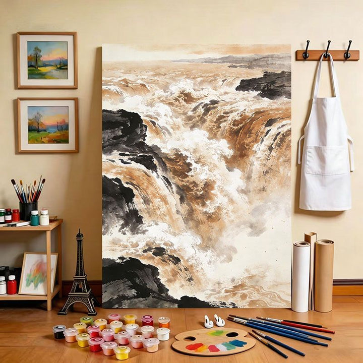 Scenic River Canvas Art Print Stornfield