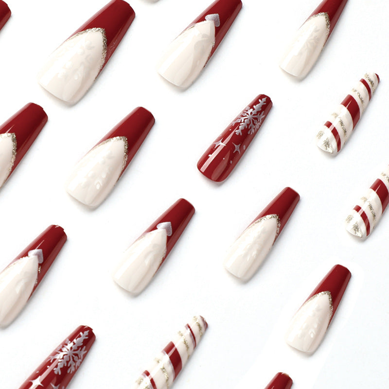 Artful Christmas nail art with festive patterns Stornfield