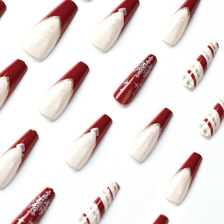 Artful Christmas nail art with festive patterns Stornfield