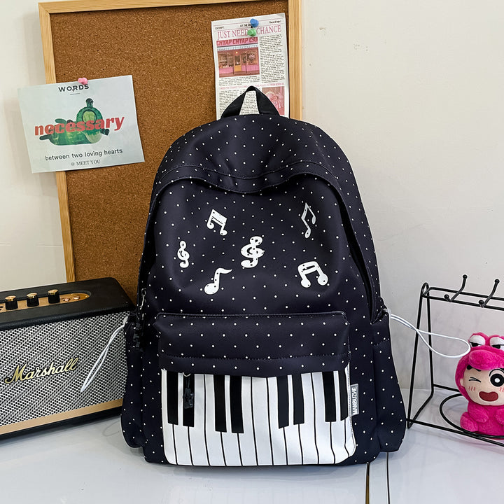 Musical-Themed Casual Backpack Stornfield
