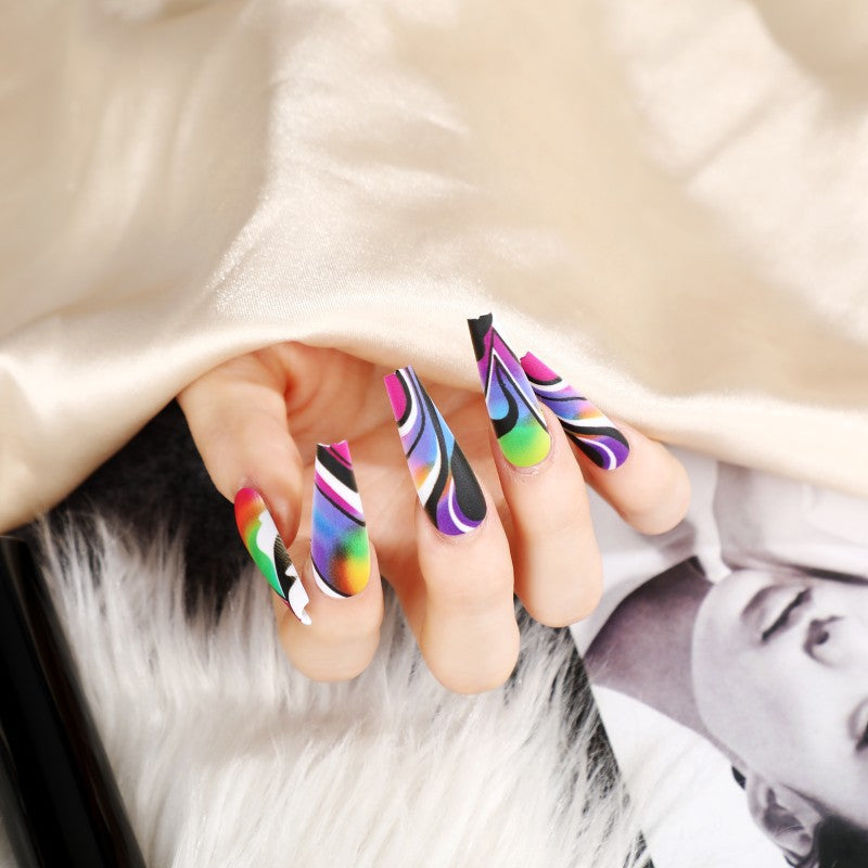 Artificial nails with creative pattern Stornfield