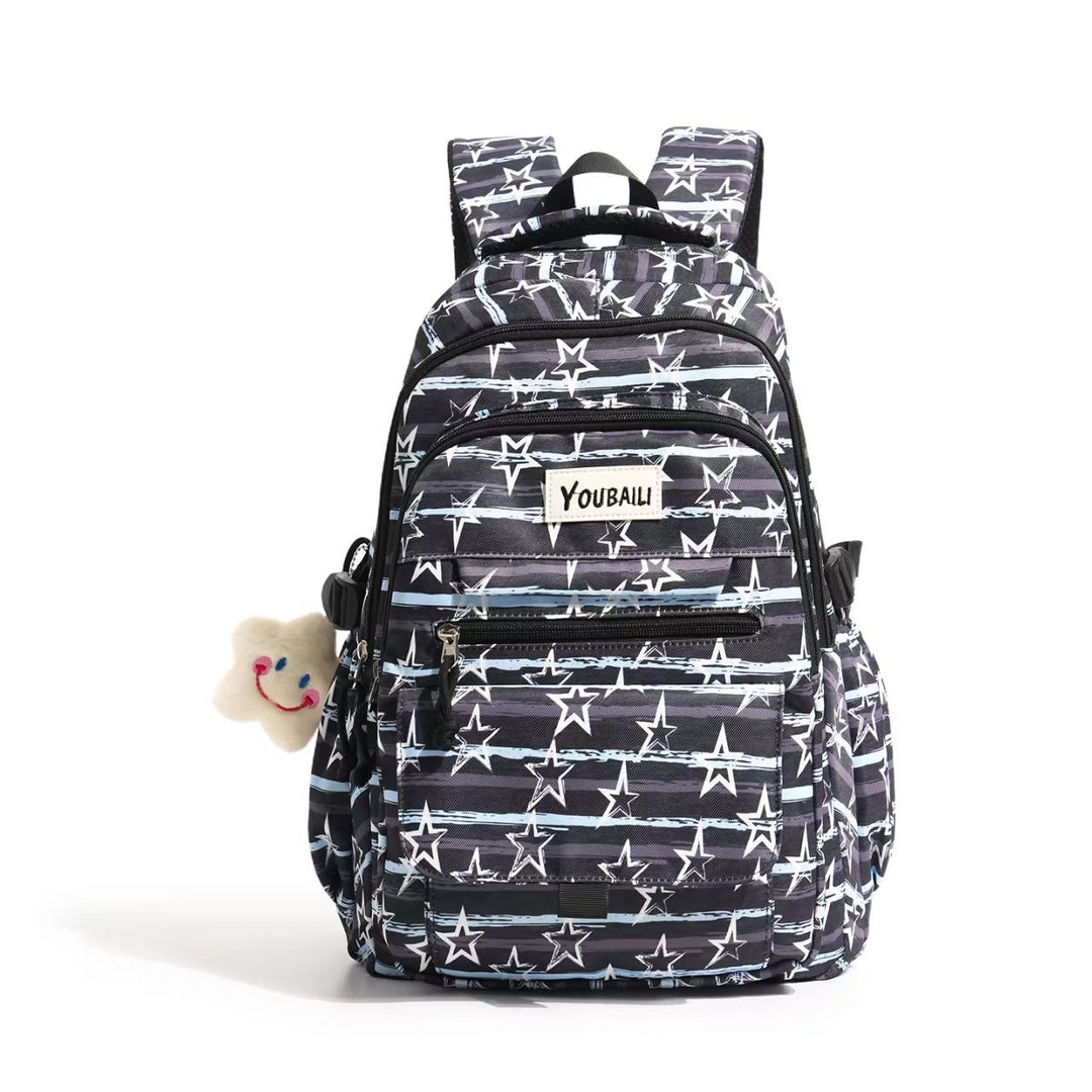 Star-Printed Casual Backpack Stornfield