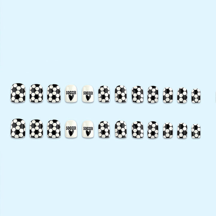 Creative nail design with football motif Stornfield