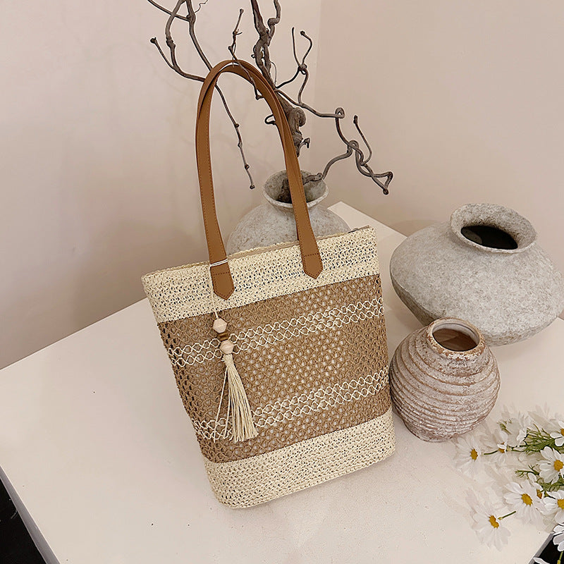 Eco-Friendly Straw Tote Bag