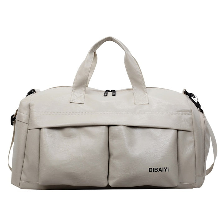 Stylish Leather Sports Duffle Bag