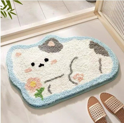 Cozy Camo Bath Mat for Bathroom