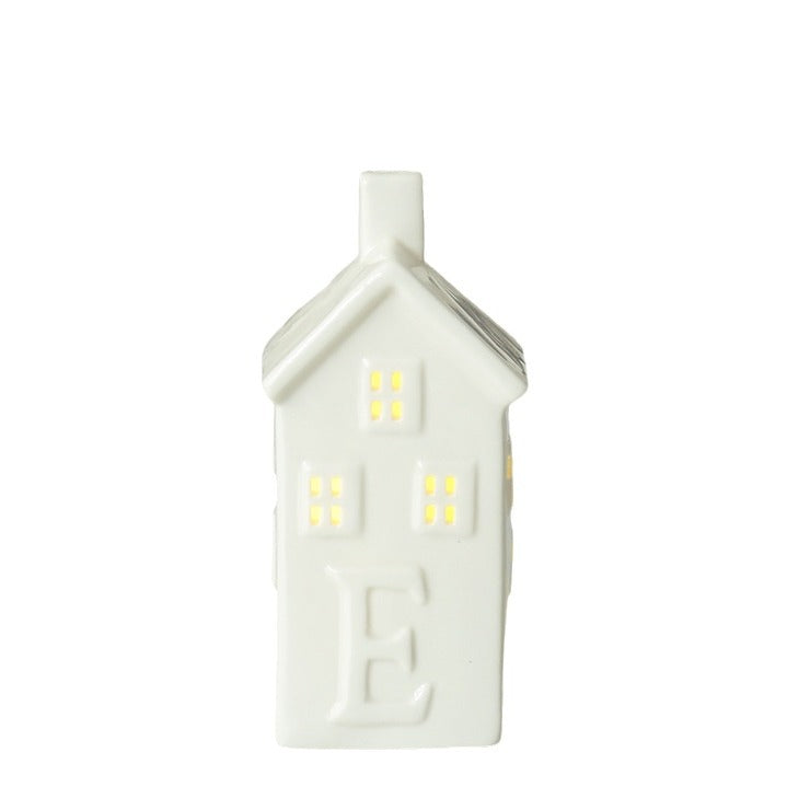 Decorative Ceramic House Candle Holder Stornfeild