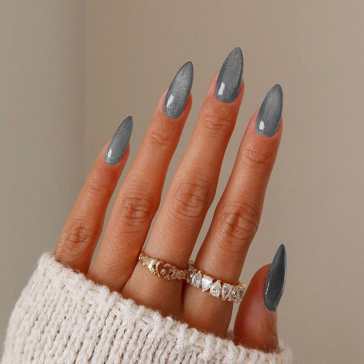 Artificial nail set with elegant glitter finish Stornfield