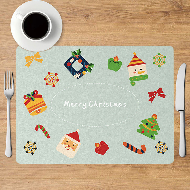 Festive Holiday-Themed Table Placemat