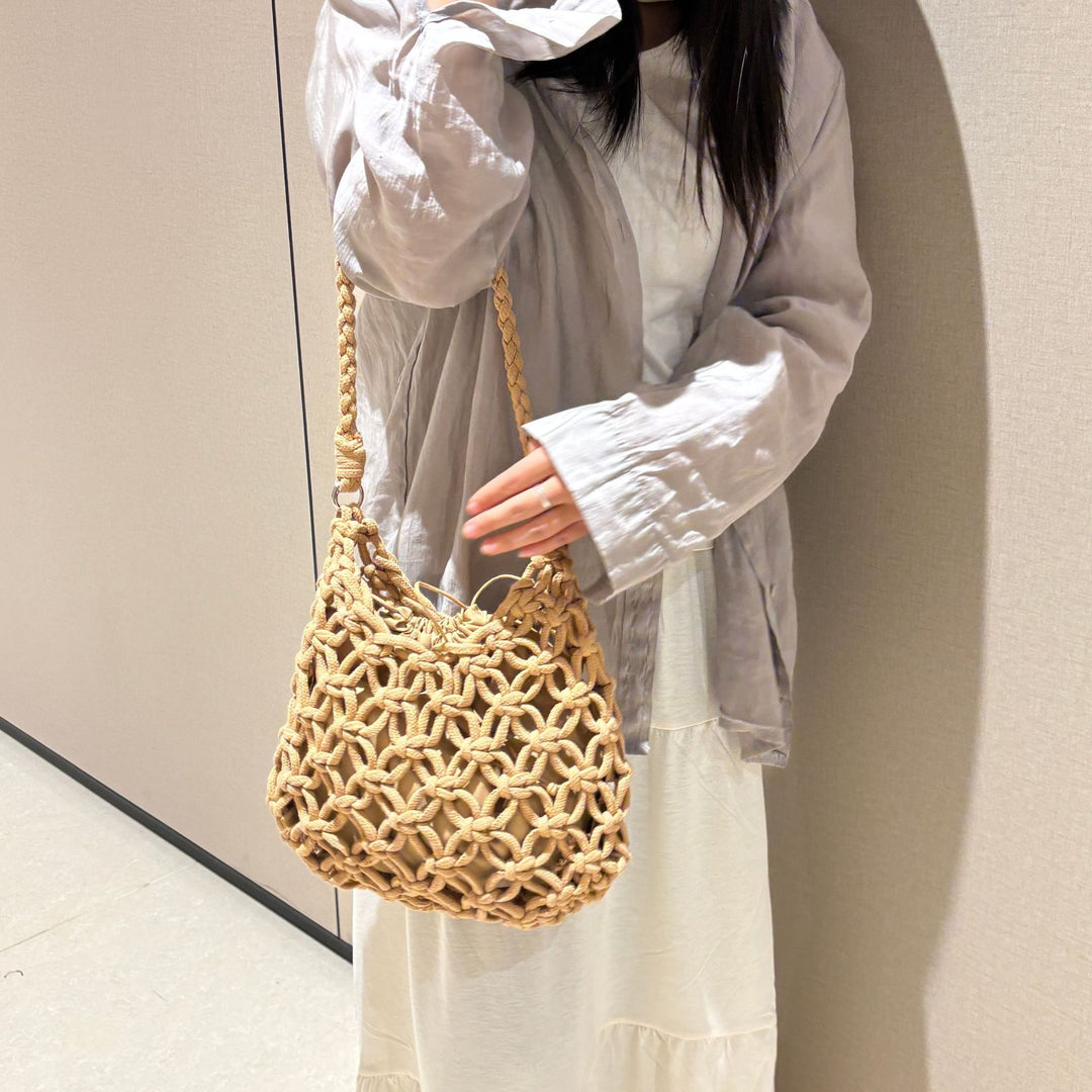 Hand-knotted Woven Shoulder Bag Stornfield