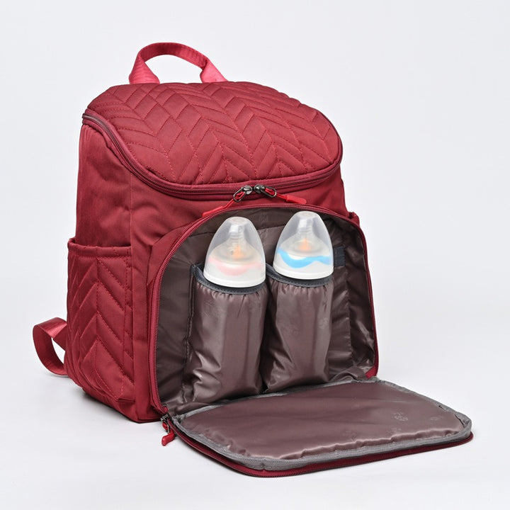 Elegant Quilted Multi-Compartment Backpack Stornfield
