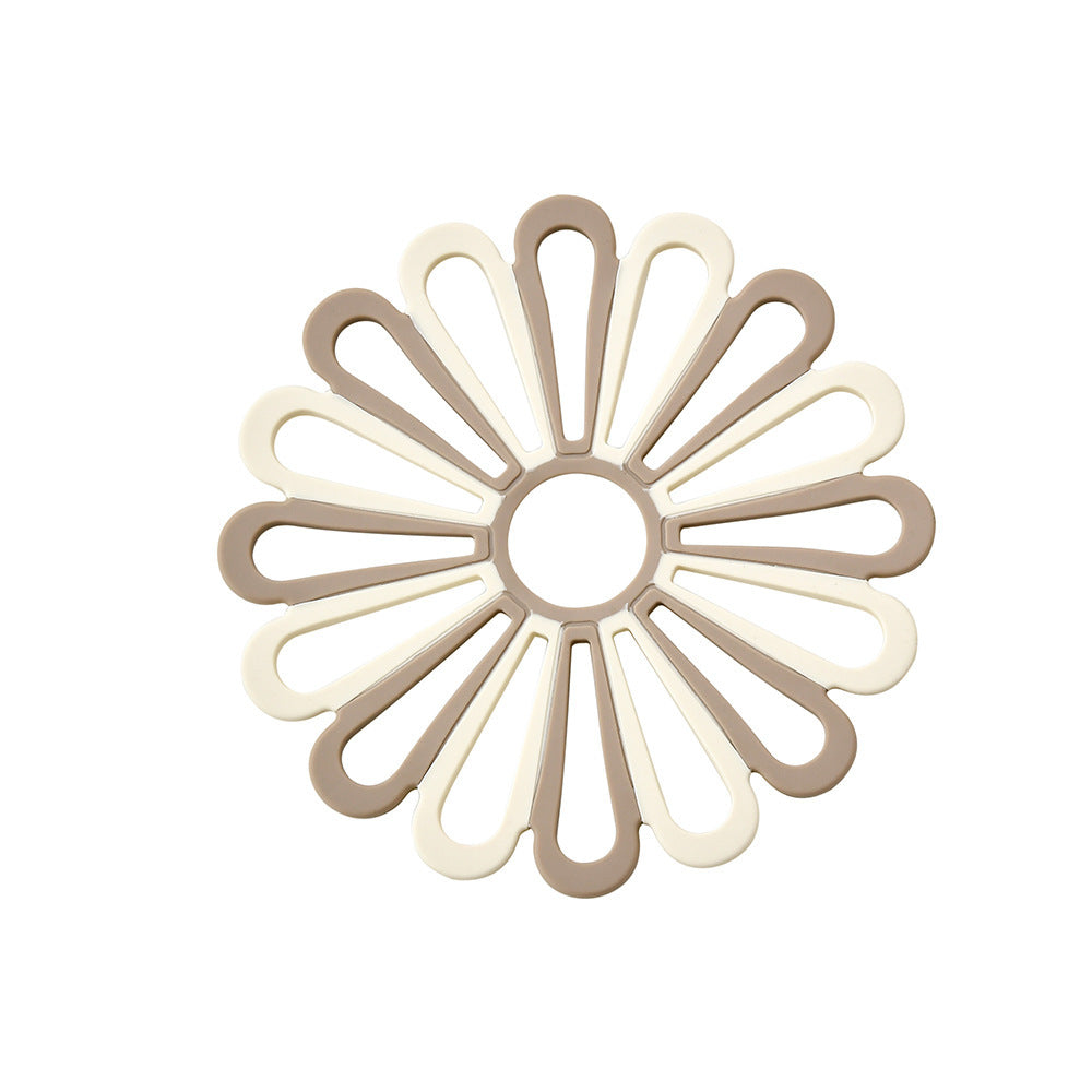 Elegant Silicone Coasters in Floral Design Stornfield