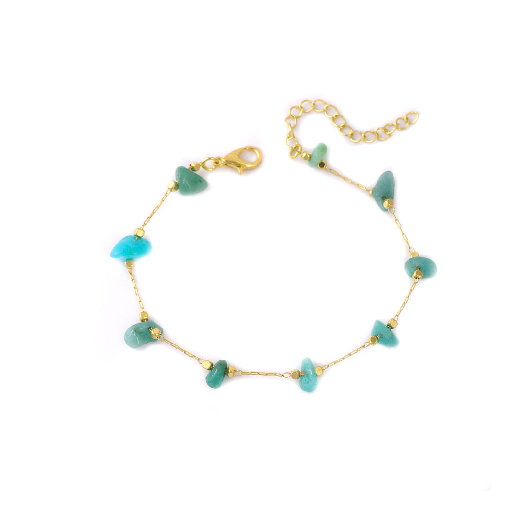 Rose Quartz Charm Anklet Stornfield
