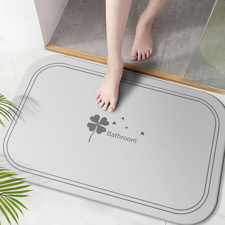 Soft Microfiber Bath Mat with Anti-Slip Features