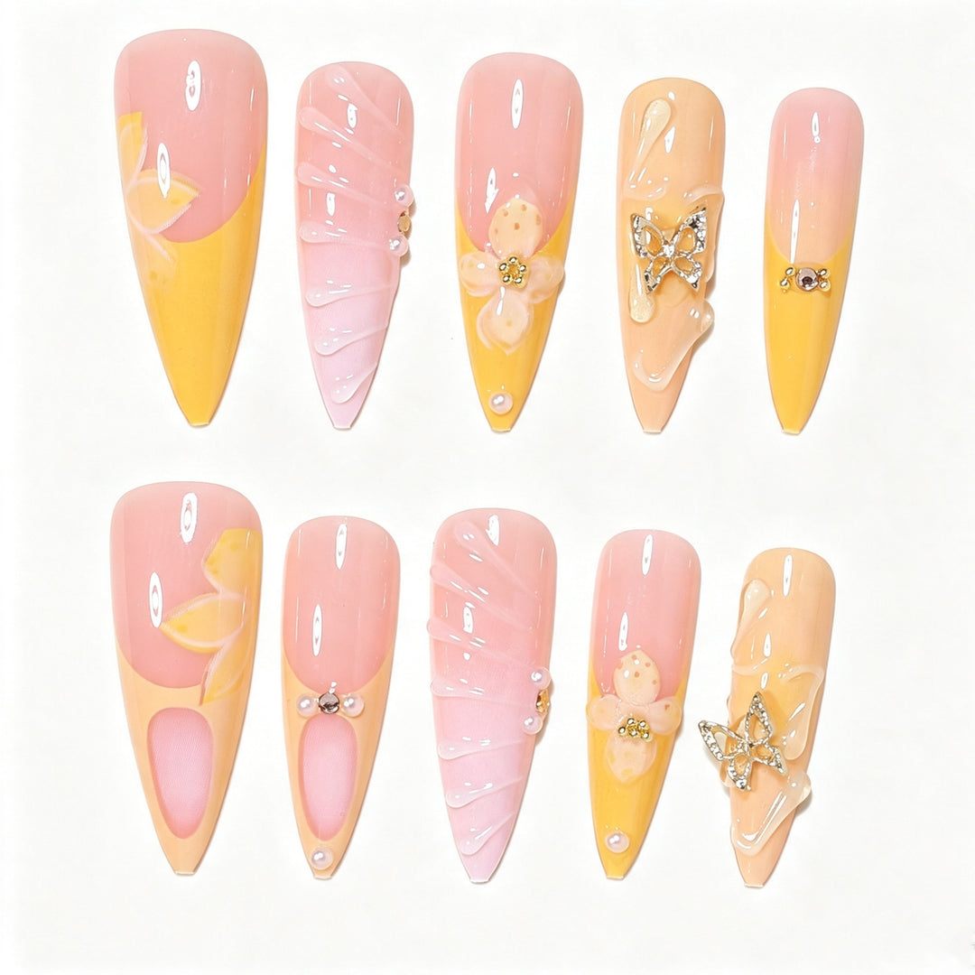 Artistic Butterfly Nail Art Set Stornfield