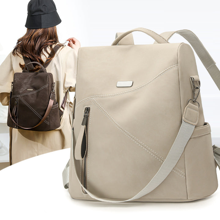 Multi-Functional Leather Backpack Stornfield