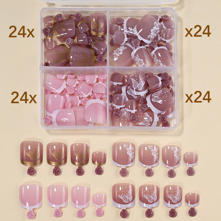 Variety Press-On Nail Tips Set Stornfield