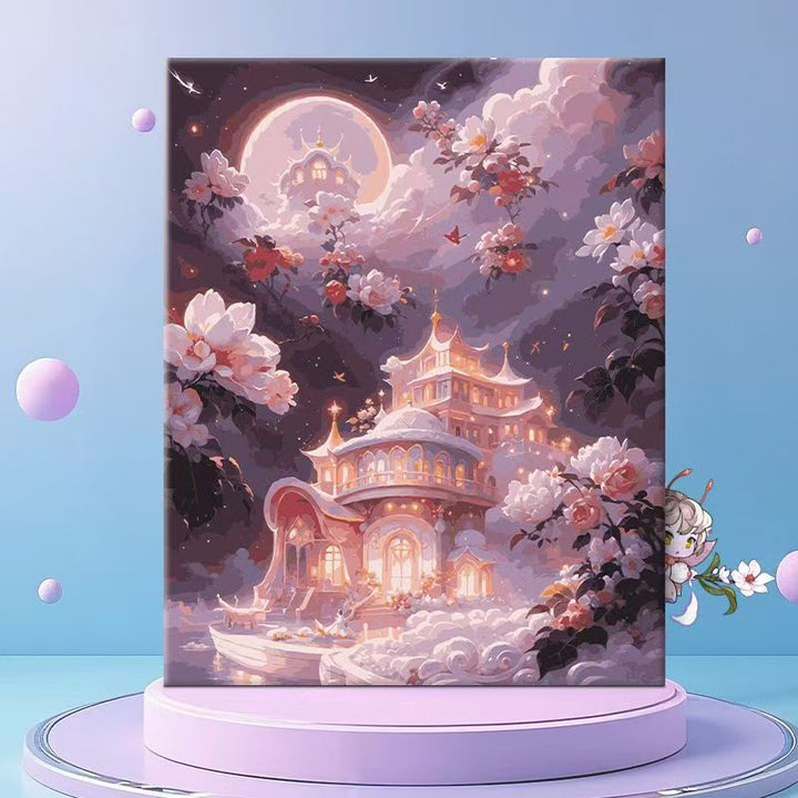 Whimsical Floral Fantasy Canvas Wall Art Stornfield