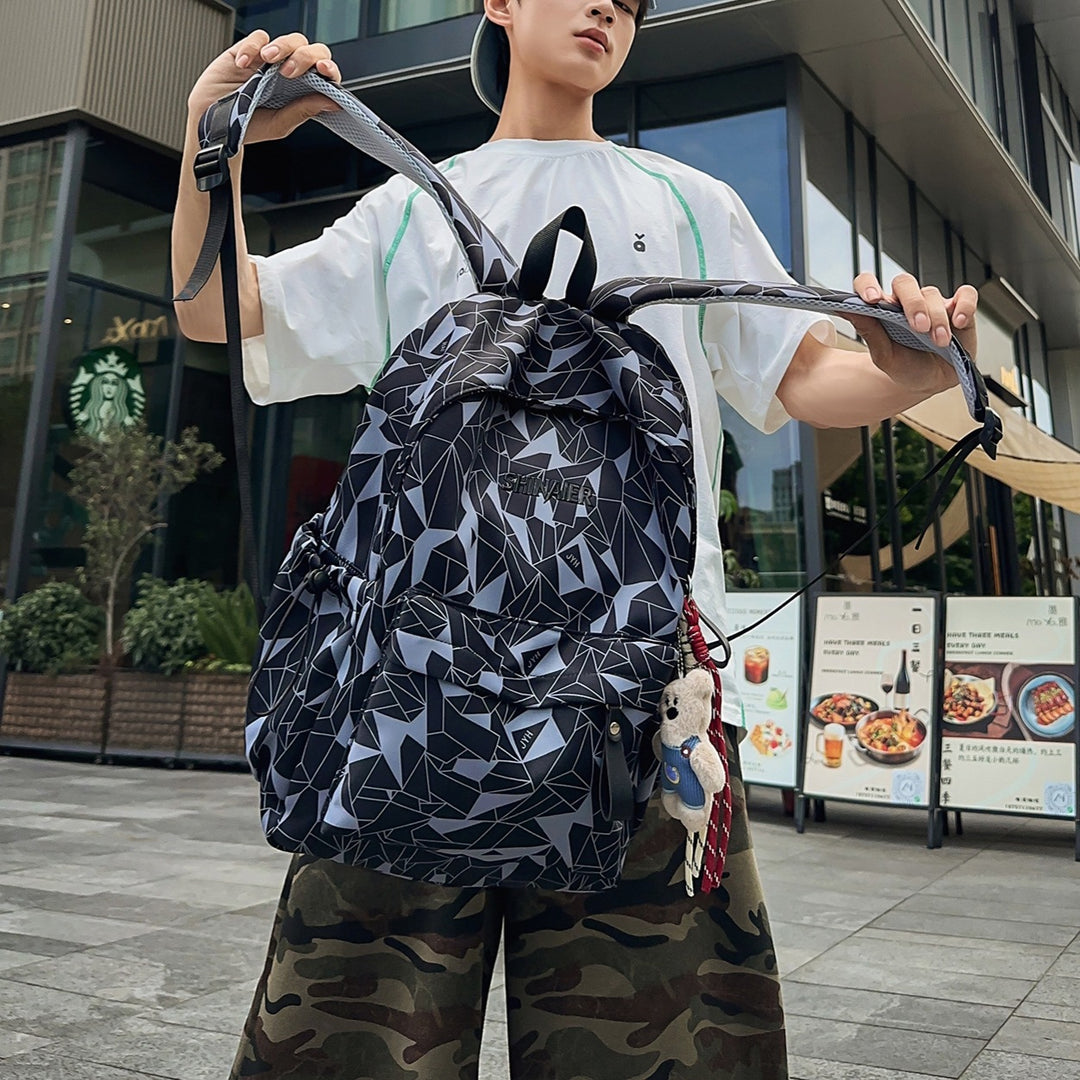Geometric Pattern Casual Backpack Stornfield