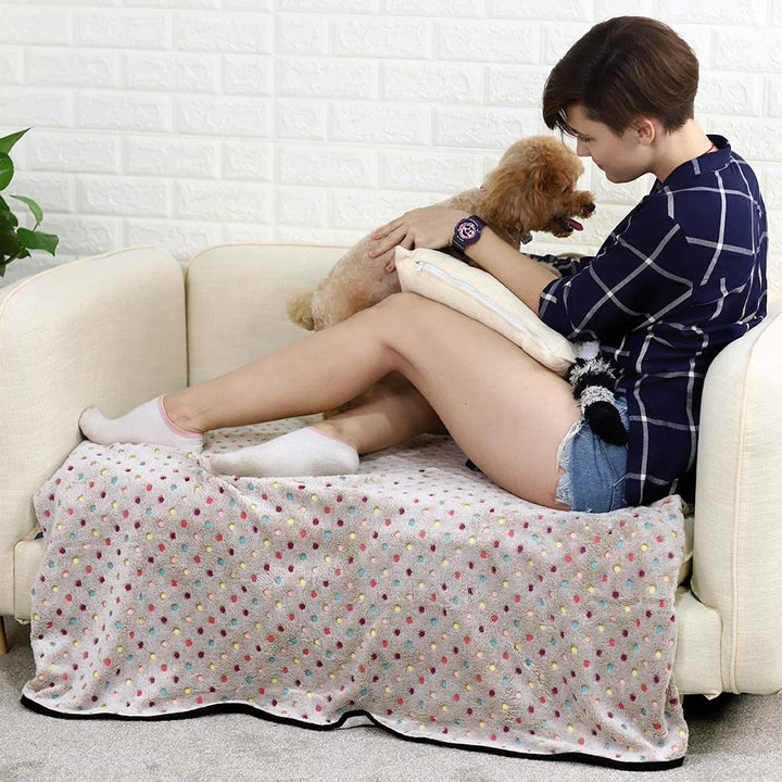 Women Cozy Polka Dot Blanket Stornfield