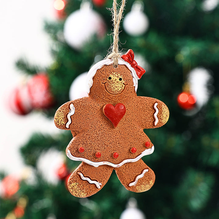 Decorative Christmas figure in gingerbread man design Stornfield