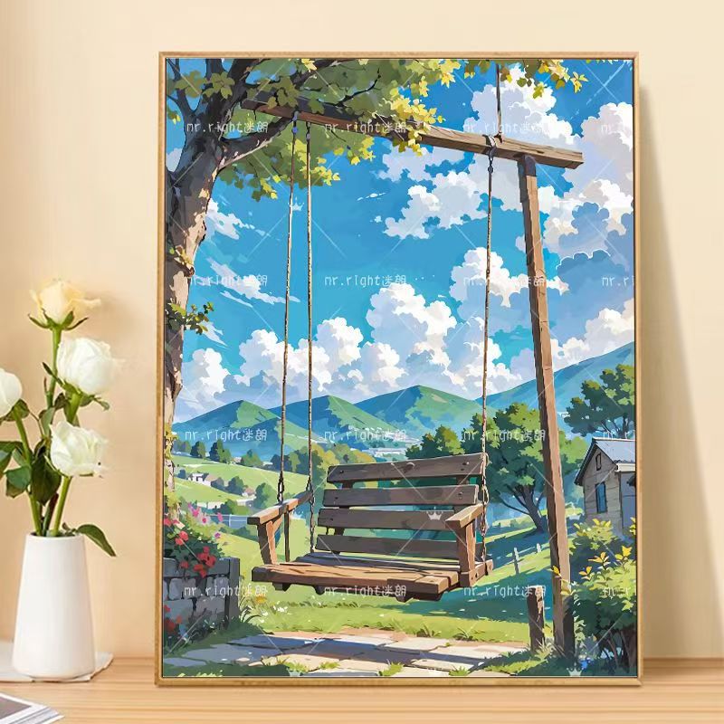 Scenic Landscape Art Print Stornfield