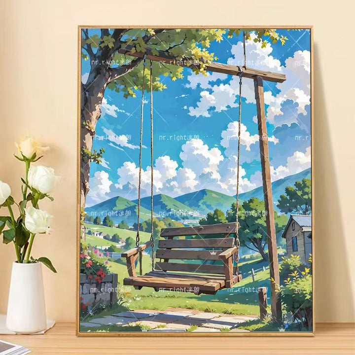 Scenic Landscape Art Print Stornfield